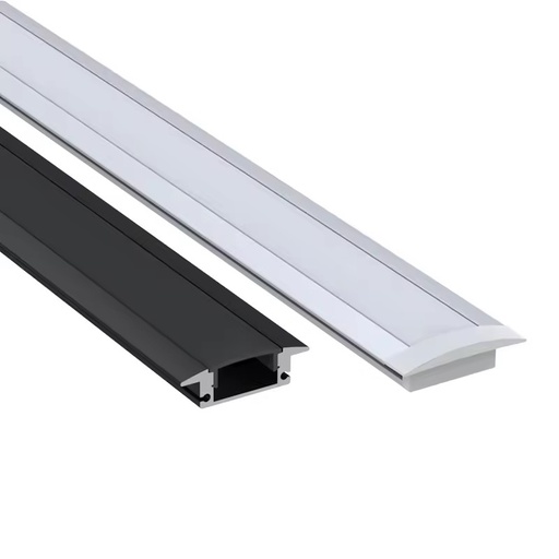Direct Sale 17*7MM LED Strip Light LED Aluminum Extrusion Profiles Recessed Aluminum Channel Diffuser LED Light Profile
