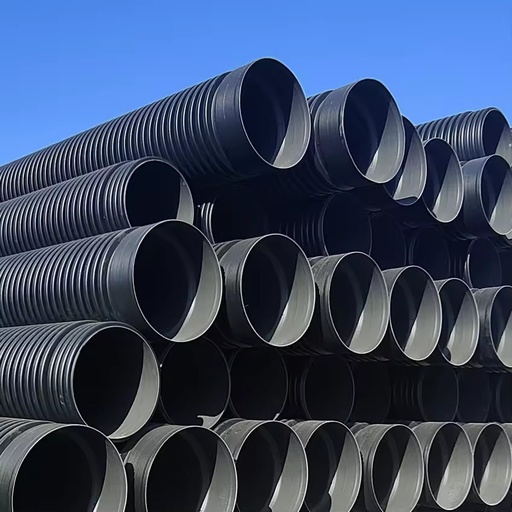 300mm 400mm 500mm HDPE Sewage Pipe Double Wall Corrugated Polyethylene Pipe 16 Inch HDPE Drainpipe