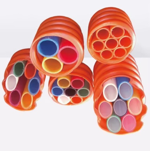 HDPE Plastic Pipe High Quality Custom Made Corrugated Optic Duct Fiber Optic Protective Conduit System Model