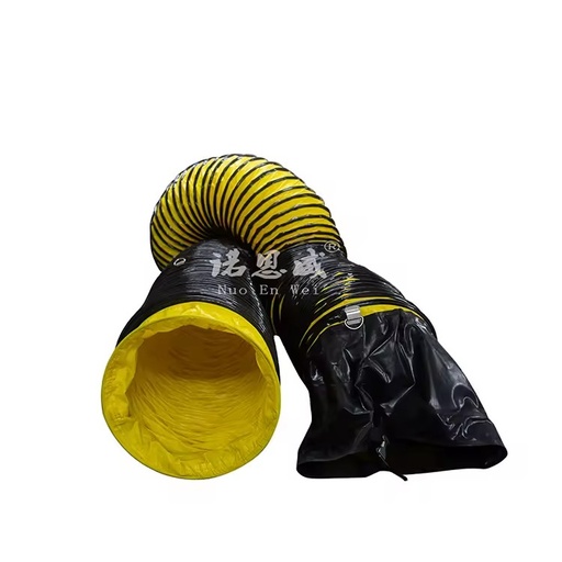 Popular Tarpaulin Y Type Flexible Duct Telescopic Tunnel PVC Flexible Duct Hose for Heat Recovery Ventilators