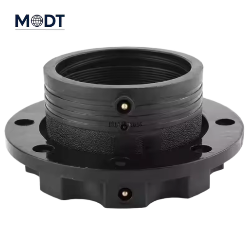 Electrofusion 225mm HDPE Flange Adapter Polyethylene Pipe Fittings Welding Connection Injection Molding Technique Casting