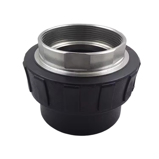 DN50 DN63 DN75 Brass Female Thread Coupler HDPE Plastic PN16 Socket Fusion Joints High Pressure Water Supply Plastic Tubes