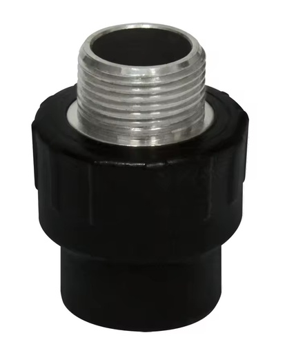 1 High Pressure 250mm HDPE Pipe Fitting Male Adaptor Threaded Socket Plastic Tube Water Supply Irrigation Drainage Underground