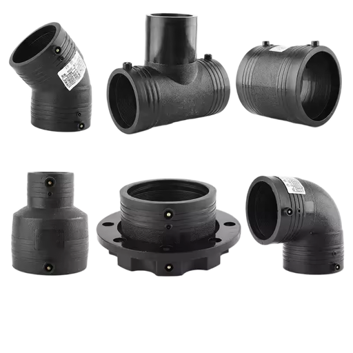 HDPE Electrofusion Coupling Fittings High Pressure Injection Molding for Water Supply