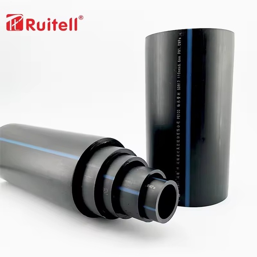 High Density Polyethylene Pipe for Water Supply Dn20-110mm PN6-16 Plastic Pe100 Hdpe Pipe