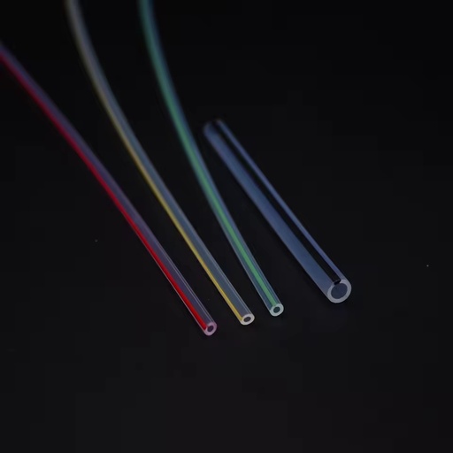 Factory Customized Colored Striped-Line FEP PFA Tubing with Excellent Chemical Resistance