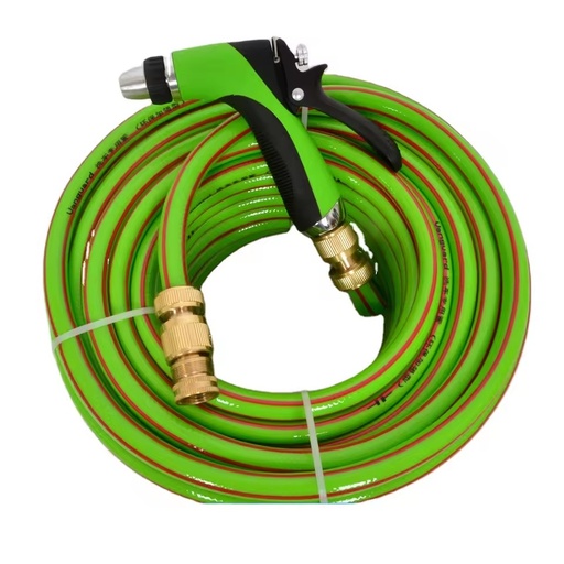 PVC Garden Hose Green and Pink 12mm X 15 30 50m Flexible Water Pipe for Home and Garden