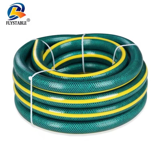 Clear Braided Flexible PVC Irrigation Hose Outdoor 1/2 Inch 30m Anti-UV 10 Bar 145 PSI Manufacturer PVC Garden Hose