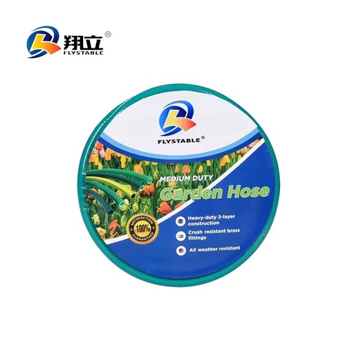 High Quality Flexibility 3/4 Inch 8 Bar Colorful Water Pipe Roll PVC Garden Hose for Garden Irrigation