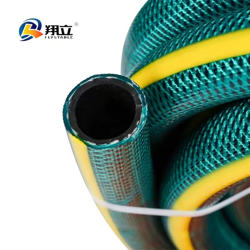 High Quality Plastic PVC Green Fiber Reinforced Anti-Abrasion Durable ANSI Certified Garden Hose 3-5 Layer 1/2 5/8 3/4 1 Inch