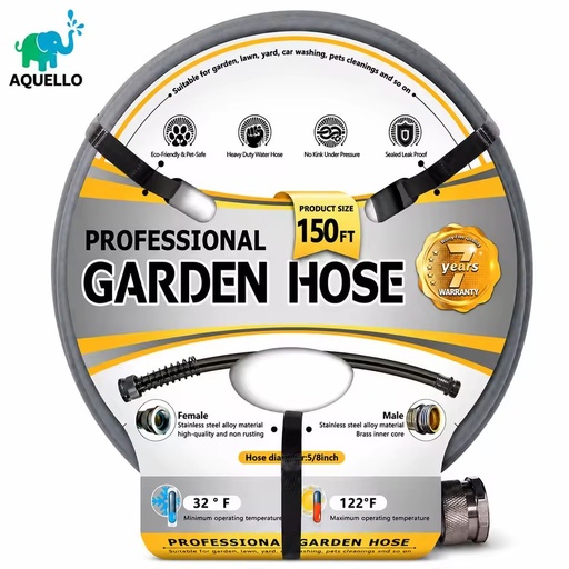Factory Wholesale Hybrid Polymer 5/8 in PVC 6FT Garden Leader Hose Pipe for Outside PVC Garden Hose Garden Water Hose