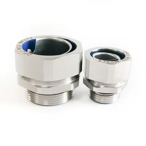 Hot Stainless Steel Flexible Electrical Conduit Connectors Liquid Tight DPJ Connector M20