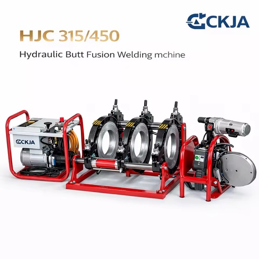Wear-Resistant Steel Clamp Jaws 360 Pipe Fixation Stable TIG Butt Fusion Welding Machine for PE/PP/PVDF Pipes 40-160mm Range
