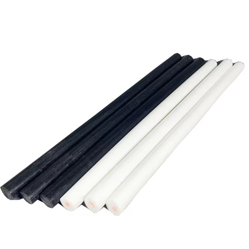 White Black Color Extruded POM-C Plastic Rod Polyformaldehyde Round Rod