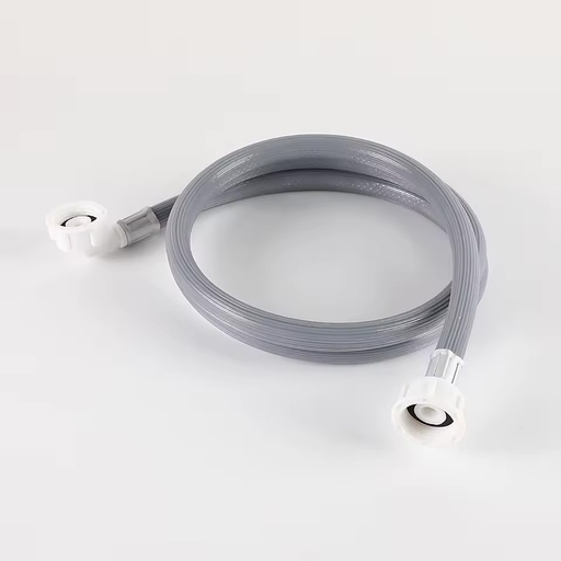 HJSJ Fully Automatic Washing Machine Water Inlet Hose (PVC/POM) Gray Flexible Snap-fit Customizable Length Upper Supply