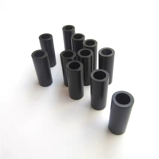 High Glossy Finish Extruded POM Plastic Pipe Tubing 2/5 Inch 0.4" Diameter with Rounded End and Cutting Service