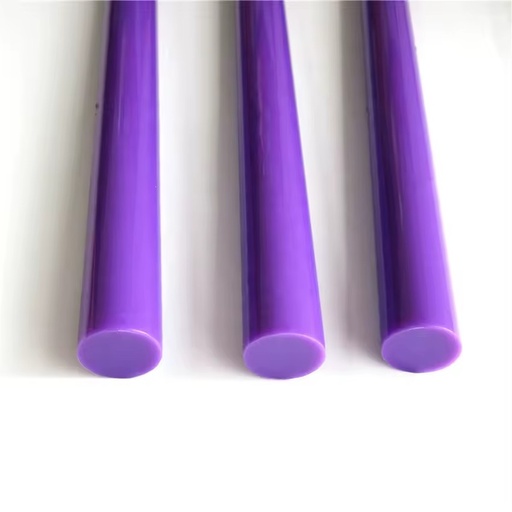 Purple Color Flexible Stick PE Rod Low Density Polyethylene Factory Price Customization
