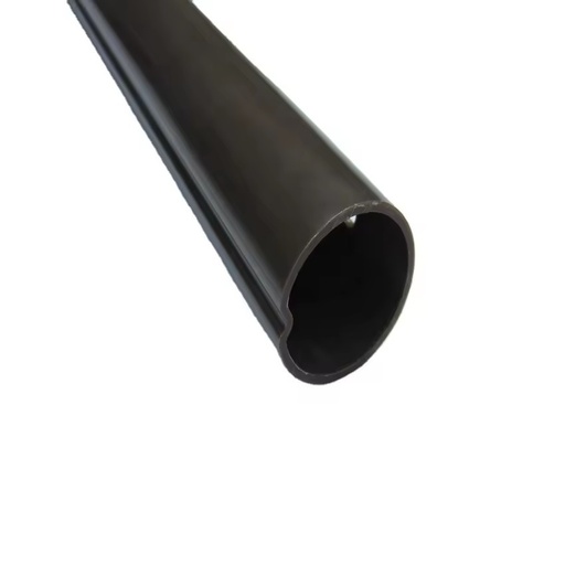 Dark Brown Tan PVC Pipe Can Slide Tube with Holes Extruding Plastic Modling Cutting Processing Service