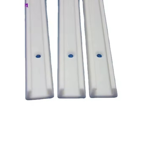 Customized Length White Hard ABS Profile with Holes C Channel Plastic Modelling-Extruding and Cutting Service