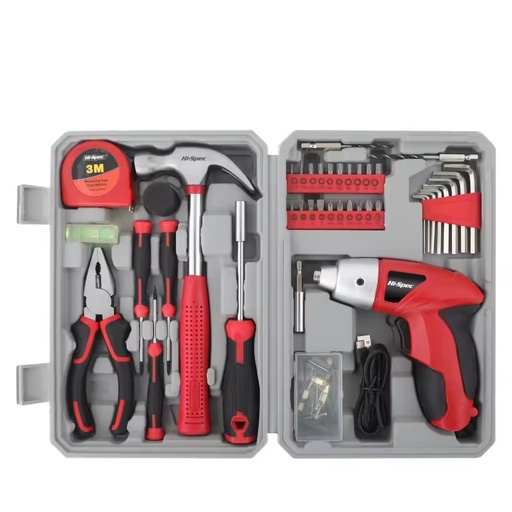 47pc 3.6V USB Professional DIY Grade Cordless Drill Kit Electric Screwdriver Power Tool Set with Battery Source OEM ODM