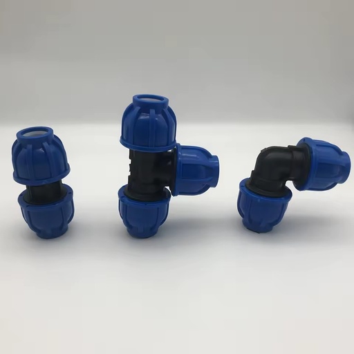 PE Pipe Fittings No-Heat Thickened Adjustable Joint Quick Connector 20mm Water Pipe 25mm Tee 1.0inch Elbow 1/2 Inch Ball Valve