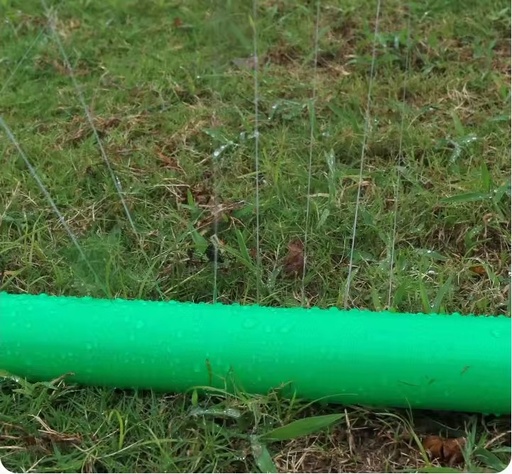 Wear-Resisting Green PE Braided Lay Flat Spray Rain Hose for Irrigation System