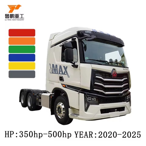 HOWO Max 6x4 Tractor Head New / Refurbished Heavy Duty Truck for African Intercity Logistics Fleets