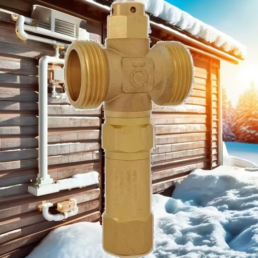 G 1'' Self-Actuated Power Freeze Protection Valve for Monoblock Heat Pump with Vacuum Breaker