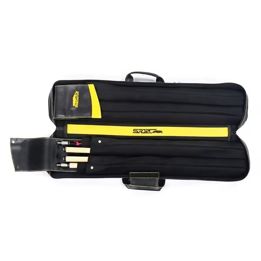 4 Butts*8 Shafts Pool Stick Case / 12 Holes 4B8S 1/2-PC Billiard Que Bag Case/ Pool Cue Case Carry Case