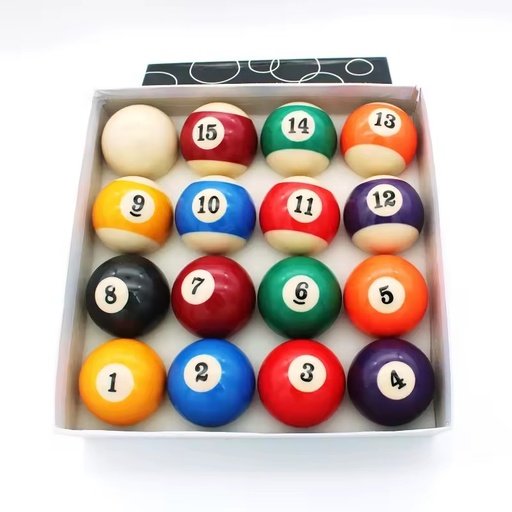 Wholesale Price Billiard Ball 52.5mm 2-1/16" Resin Pool Ball Set 16x Billiard Table Accessories