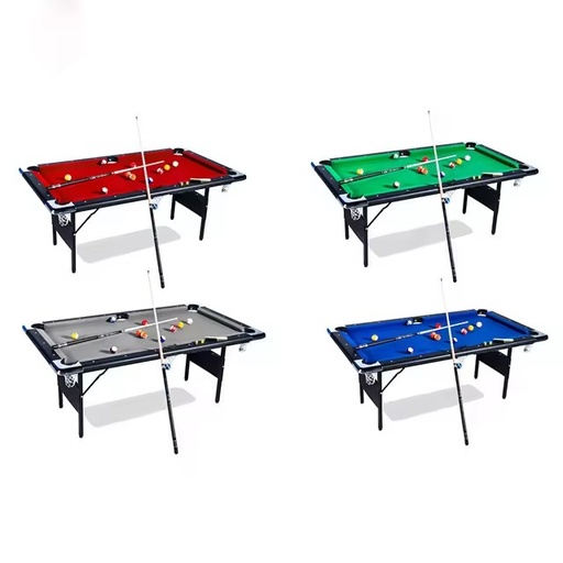 6Ft/7Ft Size Option Popular Billiards Table/Snooker Pool Table Game with Foldable Iron Legs