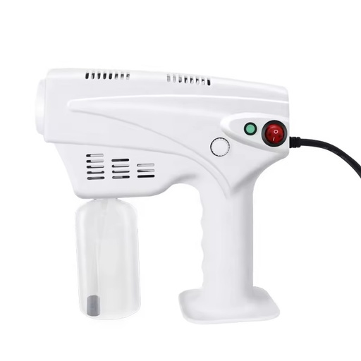 1800W New Release Barber Nano Steam Gun White Humidification Disinfection Blue Ray Spray Nozzle Multi-Purpose Hair Styling Tool