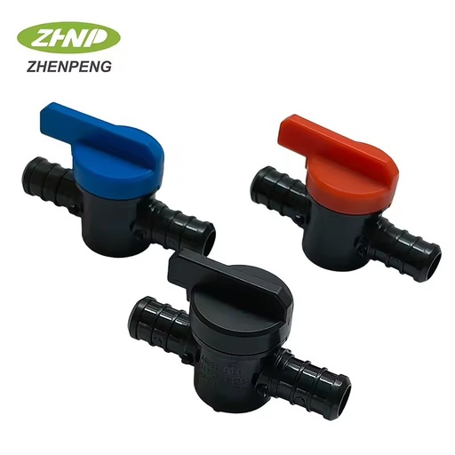 Pex Pipe Fittings Reliable Mini Valve Lightweight Anti-Corrosion Drip Irrigation Valve Ball Valve in Small Farm Crop Irrigation