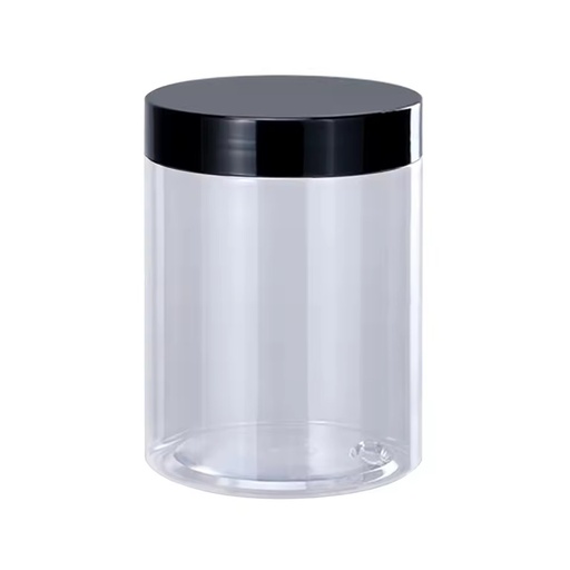 pp Covered Plastic Pots Food Grade Transparent Plastic Jars Cosmetic Packaging Cans