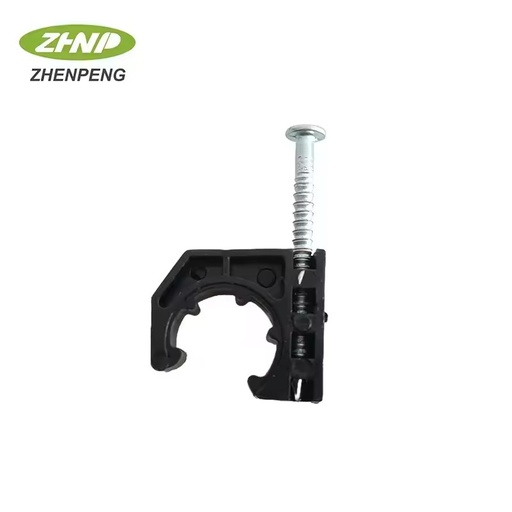 Plumbing Water Pipe Support Hanger Black Metal Mounting Bracket Suspension Clamp Fit PEX Copper CPVC Tubing Fixing Fitting