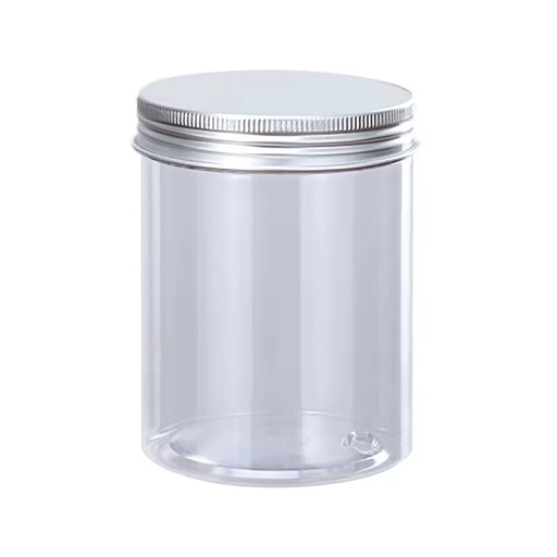 pp Covered Plastic Pots Food Grade Transparent Aluminum Jars Cosmetic Packaging Cans