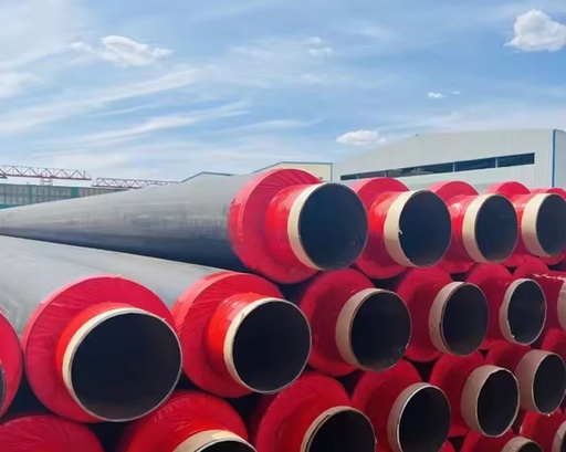 ASTM A53 Pre-Insulated Steel Pipe Steam Directly Buried Underground Cutting Welding 3PE Anti-Corrosion Thermal Insulation