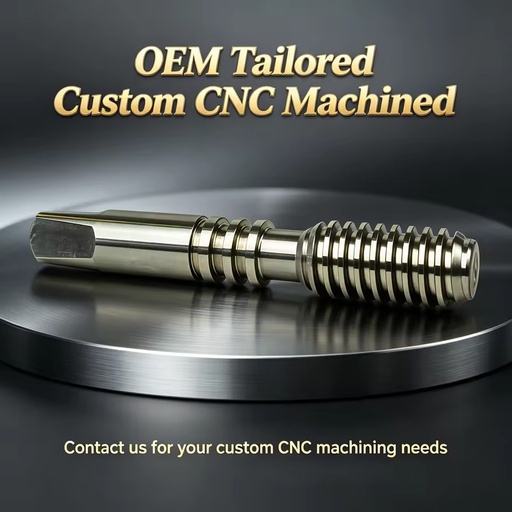 OEM CNC Machining Services Machined Precision 0.8 Module 20T 60T Copper Worm Wheel Gear Brass Worm Gear Long Shaft Bore 5 12mm