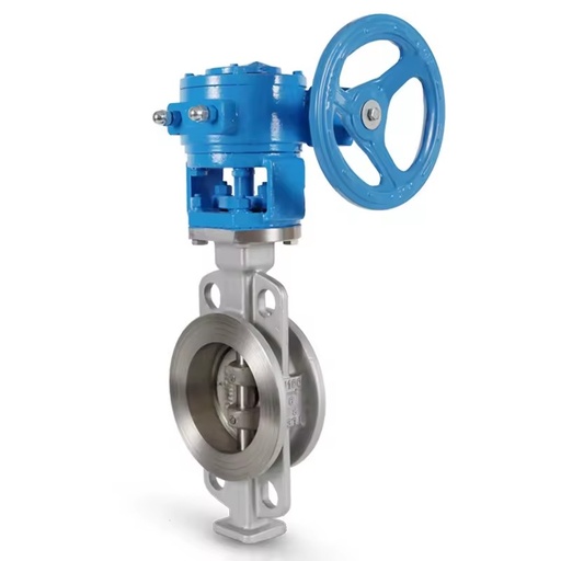 KH D373H/F-10/16 P/RL Stainless Steel Wafer Type Two-Way Seal Butterfly Valve DN400/DN250 Three Eccentric Hydraulic Water Normal