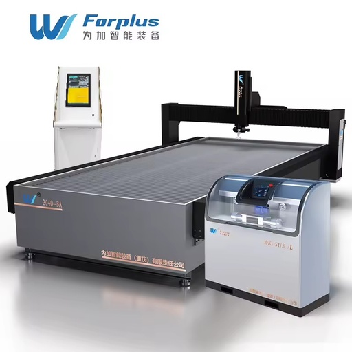 Forplus 5 Axis Water Jet Cutting Machine Cnc Waterjet for Stone Water Jet Glass Cutting Machine Water Jet Cutters