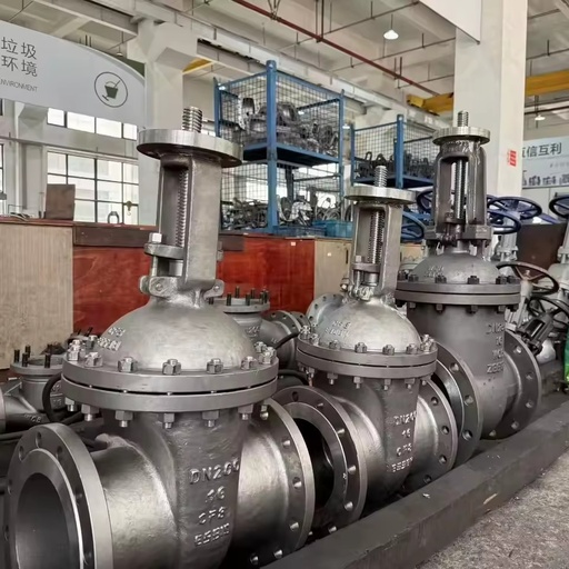 600 Carbon Steel Flanged Angle Gate Valve Cast Iron ASTM A216 Body 150LB Manual DN80 Water Normal Temperature KH 1 Year 1