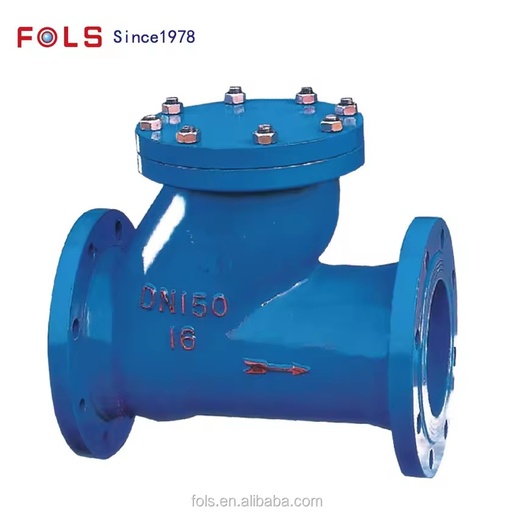 DN50-DN350 PN16 Ductile Iron Flange Check Valve 4 Inch Swing Check Valve for Water