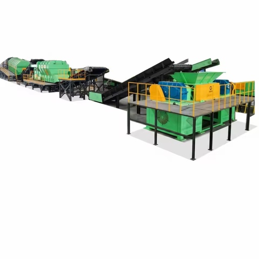 DANUBE MSW Management Municipal Solid Waste Sorting Line with Engine & Bearing High Separator Rate 99.99% Recycling Equipment