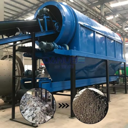 Household Waste Management System Municipal Solid Waste Plastic Into RDF Fuel Machine Converts Waste to Energy Plant