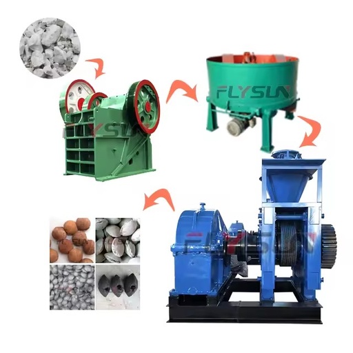 Dry Powder Compacting Press Machine Metal Metallurgy Powder Molding Press Machine With Hopper and Feeder