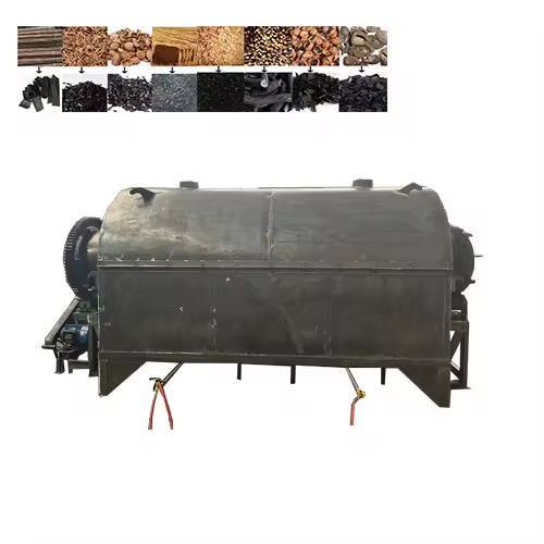 New Style Multifunctional Charcoal Carbonization Furnace Rotary Coconut Wood Carbonization Furnace For Sale