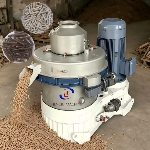 Diesel Engine 16mm Pine Needles Biomass Fuel Sawdust Wood Pellet Mill Making Machine