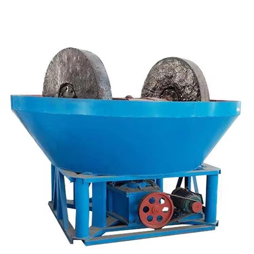 Energy Saving Wet Pan Gold Mill Model 1100 Two Roller Wet Pan Mill