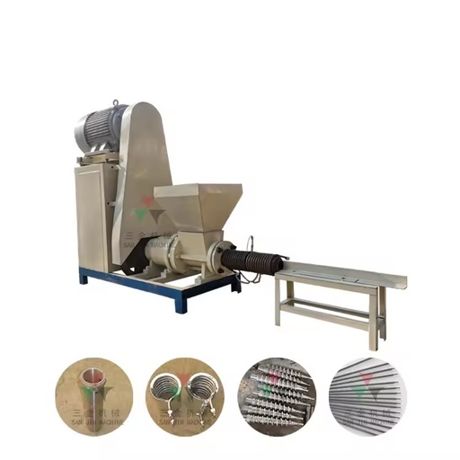 BBQ Charcoal Sawdust Rice Husk Charcoal Briquettes Making Machine Biomass Fule Briquetting Machine
