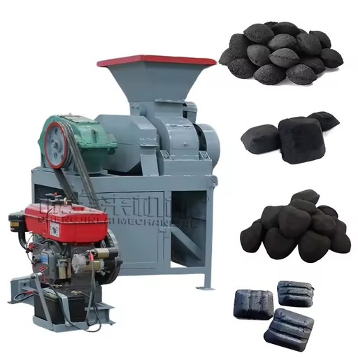 20 Years Eaperience BBQ Charcoal Ball Briquette Making Press Machine With diesel Engine